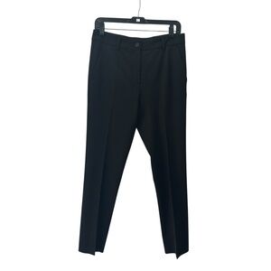 Dolce & Gabbana Black Straight Leg Trouser Pants Size 42/US 6